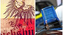 Reichsbürger in VS-Villingen versuchen der Polizei mit dem Auto zu entkommen.