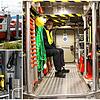 Das Feuerlöschboot des Ölwehrzugs ist mit allerlei Technik und vielen Ausrüstungsgegenständen ausgerüstet. Diese befinden sich zum ...