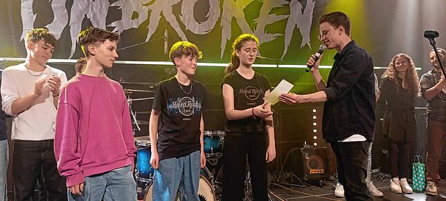 Bild 4: Viel zu hören gab es beim Schüler-Bandcontest in der Lauffenmühle