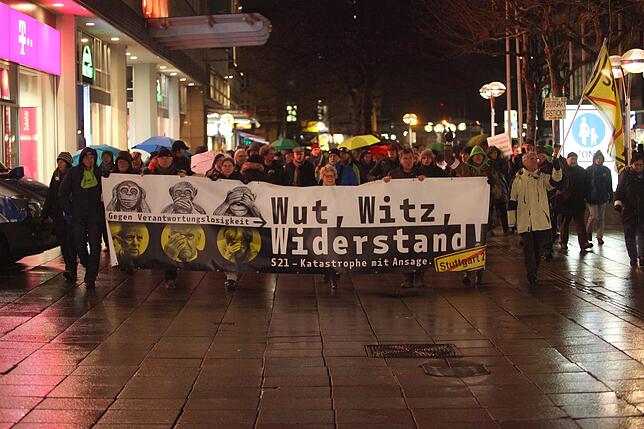 450. Montagsdemo gegen Stuttgart 21 am 28. Januar 2019
