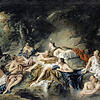 Jean-François de Troys  Gemälde &bdquo;Diana und Aktäon&ldquo; (1734). Bilder: Kunstmuseum Basel/Martin P. Bühler (3)
