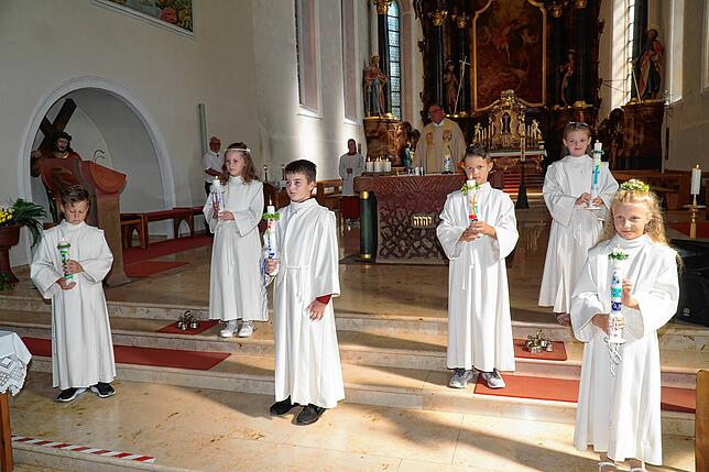 Bild 9: Das sind die Kommunionkinder auf der Baar