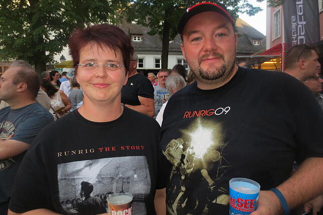 Isabell und Marc Schnekenburger waren bereits bei einem Konzert in Schottland, der Heimat von Runrig.