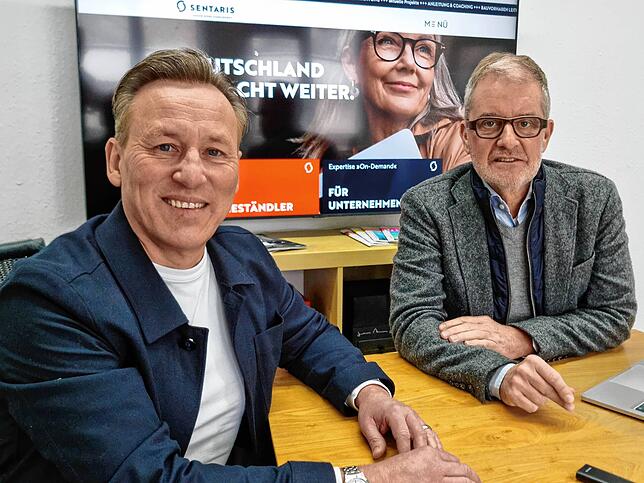 Oliver Schubotz (links) und Michael Käßberger sind Gründer und Inhaber von Sentaris.