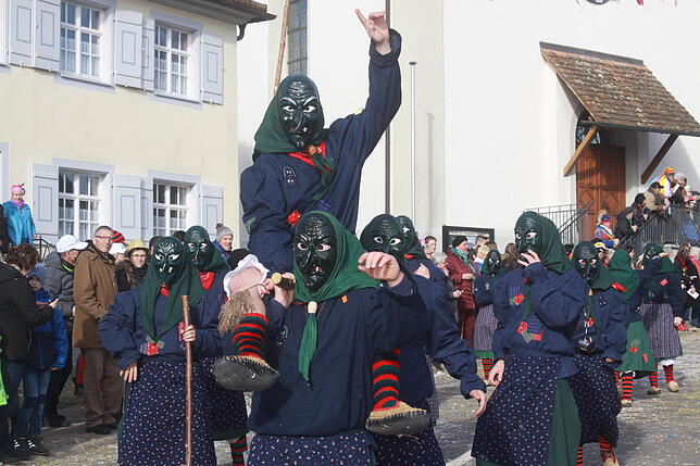Bild 7: Bilder vom Narrentreffen zum 40. Jubiläum der Kuhsattler aus Hohenfels