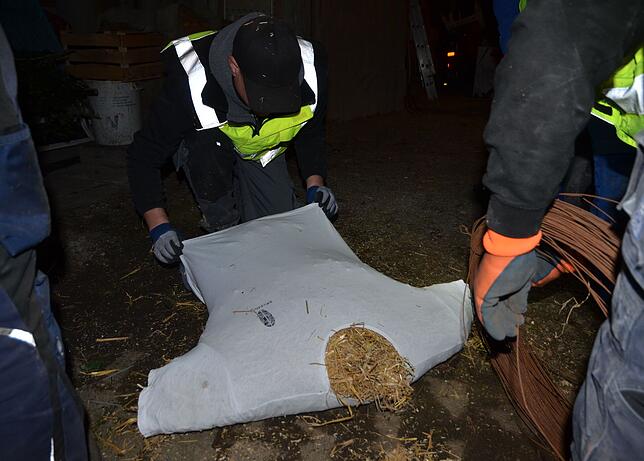 Bild 28: Erste Bilder vom Funken-Aufbau auf der Markdorfer Panzerwiese – So entsteht das Spektakel!