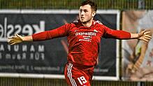 Derbysieger: Jan Linder kam spät ins Spiel und traf noch später zum erlösenden 2:0-Endstand für Tabellenführer VfR Bad Bellingen beim ...