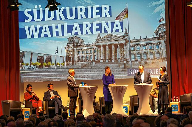Bild 13: Bundestagswahl 2025: Wahlarena in Radolfzell - alle Bilder