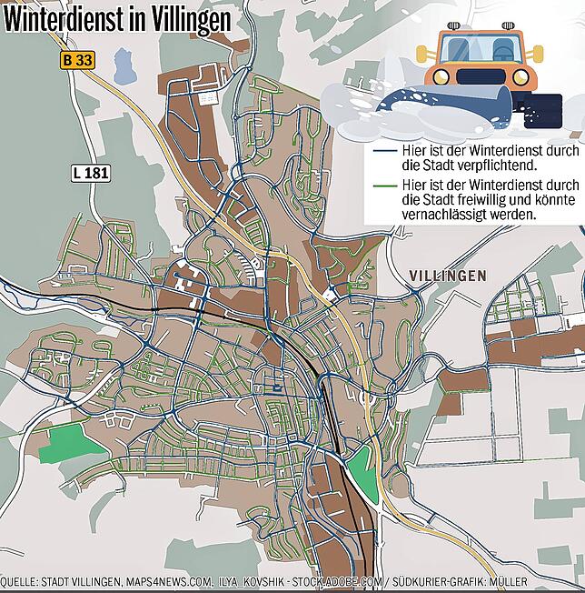 In unserer Grafik sind die roten Straßen der besseren Übersichtlichkeit nicht eingezeichnet. Die gesamte Basiskarte der Stadt gibt es ...