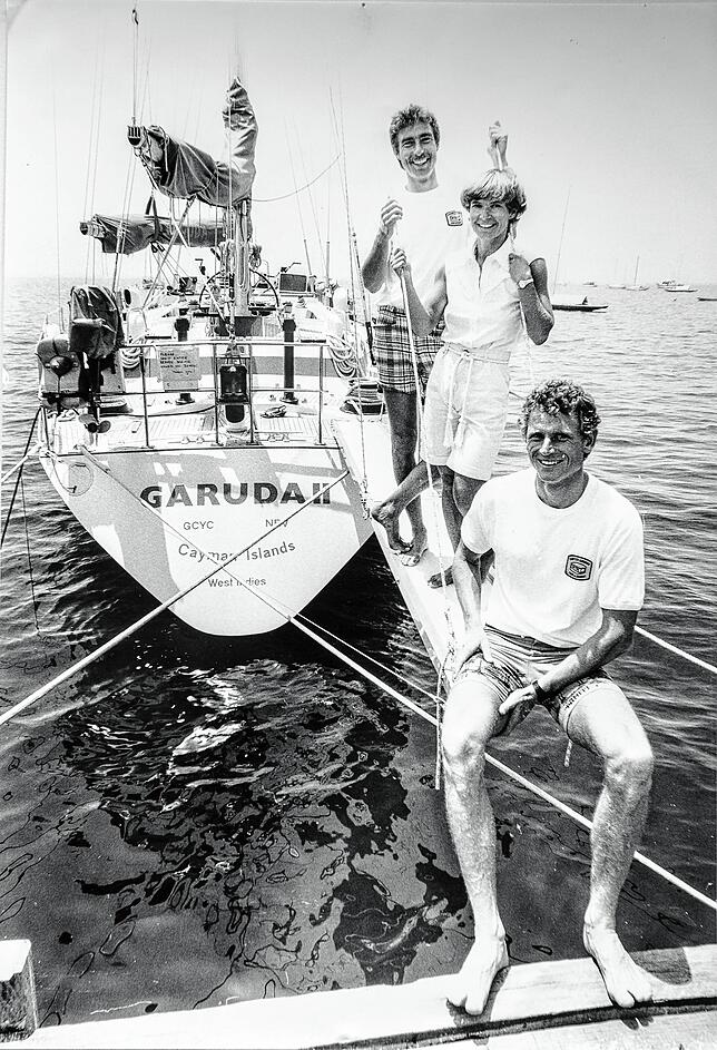 Mit der Luxusyacht von Franz Burda segelte Eckart Diesch mit seinem Bruder zwei Jahre lang um die Welt.