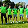 Mit gestärktem Selbstvertrauen sieht Bezirkspokalsieger FC Bräunlingen der Saison 2021/22 entgegen (von links): Patrick Paganini ...