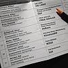 Unter dem Falz des Stimmzettel des Wahlkreises Waldshut finden sich die Bewerber von sieben bisher nicht im Landtag vertretenen Parteien.