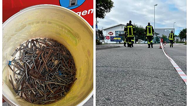 Die Feuerwehr Hüfingen muss am Sonntag, 31. August, die Hausener Straße von Nägeln reinigen. Auch die Polizei geht davon aus, dass die ...
