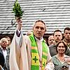 Erzbischof Georg Gänswein beim Gottesdienst auf dem Griesgethof. Der Geistliche, der zu den bekanntesten Männern der katholischen Kirche ...