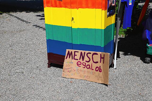 Bild 7: Ein bunter Protestzug zieht durch Konstanz und Kreuzlingen