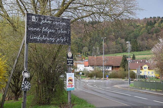 Viele Jahre stand dieses Schild in Espasingen am Ortseingang aus Richtung Radolfzell. Inzwischen ist es weg.