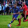 Lokalderby: Nico Maenza (links) und der SV Blau-Weiß Murg wollen gegen den Nachbarn FC 08 Bad Säckingen, hier mit dem Ex-Murger Jan ...