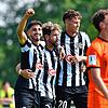 Großer Jubel beim FC 08 Villingen (Samet Yilmaz, von links, Tevik Ceylan und Karlo Kuranyi), der Eintracht Frankfurt II mit 2:0 besiegte.