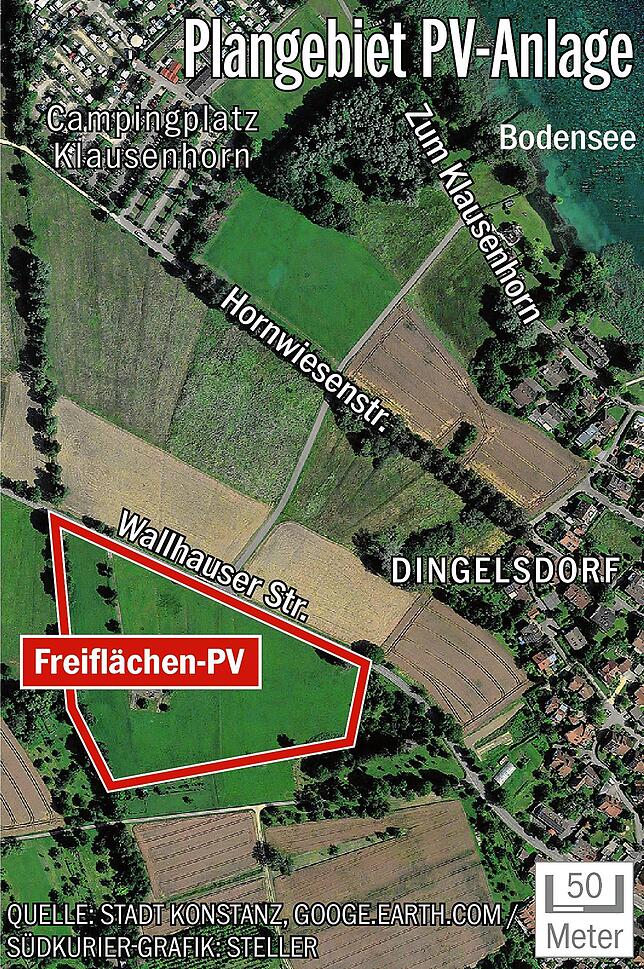 Bild 1: Wichtige Etappe bei der Energiewende: Erstes großes Solarkraftwerk in Konstanz nimmt nächste Hürde