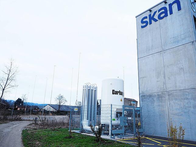 Das Werk der Skan AG in Stein hieß bis Ende 2017 Hasler Maschinen- & Apparatebau.