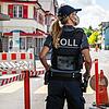 Ein ungewohntes Bild, das am 16. März Realität wurde: Plötzlich gab es wieder Absperrungen und Kontrollen am Grenzübergang Konstanz ...