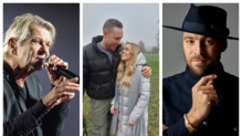 Matthias Reim, Patrick Romer und seine neue Freundin Annelie Henze sowie Max Mutzke (von links) haben ein bewegtes Jahr hinter sich.