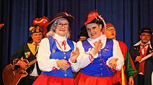Obermarketenderin Petra Meier-Hänert (links) und ihre Stellvertreterin Simone Meier hatten viel Spaß bei ihrem Jubiläumsfest.