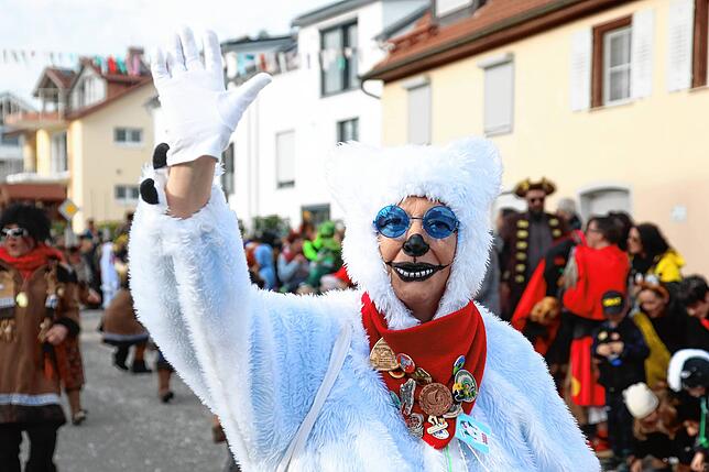 Bild 15: So bunt war der große Umzug beim Seenarrentreffen in Allensbach 2024 &ndash; Teil 2