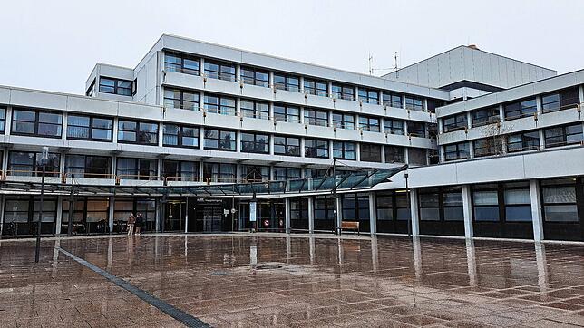 Der Haupteingang vom Klinikum Friedrichshafen