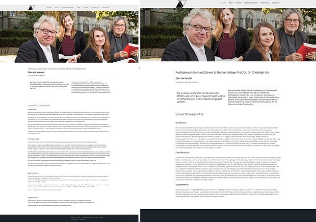 Die Homepage der Kontanzer Rechtsanwaltskanzlei von Gerhard Zahner. Auf der Startseite ist die Änderung wegen des Widerrufs der ...