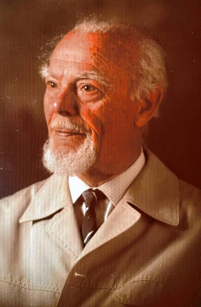 Eine gewisse Ähnlichkeit zwischen Künstler Fritz Sander und seinem Werk, dem Waldshuter Männle, ist nicht zu leugnen.