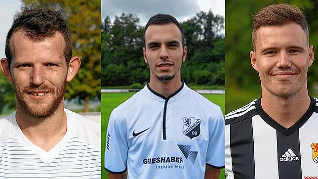 Trio für die &bdquo;Zweite&ldquo;: Ab der Rückrunde spielen Timo Bernauer, Onur Dokuzkardes und Matthias Feldmann (von links) wieder im ...