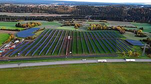 4,3 Megawatt Leistung soll die Agri-Solaranlage in Löffingen liefern. Wegen des Abstands zwischen den Modulen kann die Fläche ...