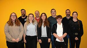 Der Vorstand des Musikvereins Eberfingen (von links): Miriam Raufer (Dienerin), Bernhard Wittnebel (Beisitzer), Sabrina Jehle ...