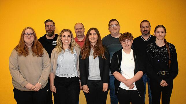 Der Vorstand des Musikvereins Eberfingen (von links): Miriam Raufer (Dienerin), Bernhard Wittnebel (Beisitzer), Sabrina Jehle ...
