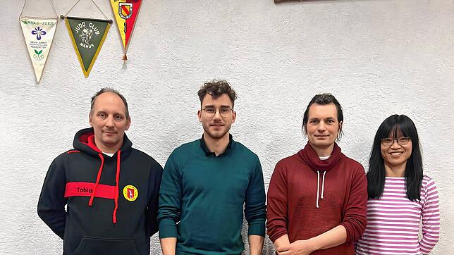 Der Vorstand des Judoclubs neu formiert (von links): Tobias Weber (Sportwart), Michael Rittmann, Thorsten Bittl und Na Heinemann ...