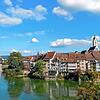 Diese Aussicht auf die Laufenburger Altstadt und den Rhein wird sich von der Laufenburger Acht bieten. Noch dieses Jahr soll der Uferweg ...