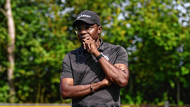 Jackson Agbonkhese, der Trainer des SV Aasen, kam mit seiner Mannschaft nicht über ein 1:1 gegen den FC Tannheim hinaus.