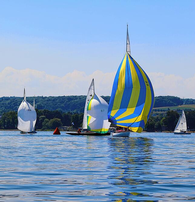 Bild 34: Wassersport im Mittelpunkt der Bodenseewoche