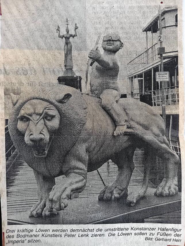 Dieses Bild veröffentlichte der SÜDKURIER am 21. Dezember 1993 gemeinsam mit dem Artikel unter dem Titel „Von der Kurtisane zur ...