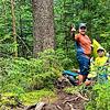 Timo und Mika Krämer im Trekking Camp Königsfeld. Die Familie aus Villingen hat das neue Angebot vor Kurzem getestet.