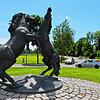 Einst umstritten, heute Symbol für Donaueschingen und seine Reitturnier-Tradition – das Kunstwerk auf dem Pferdekreisel. Nachdem das ...