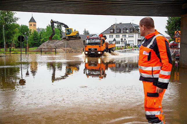 Auch in Gottmadingen herrscht nach Starkregen Land unter.