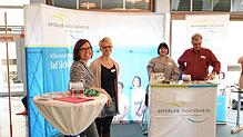 Viele regionale und überregionale Firmen sowie Institutionen sind bei der Ausbildungsbörse mit dabei. Fotos: Schule am Hochrhein