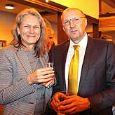 Angelika und Peter Zimmermann, hier bei einem Neujahrsempfang der Stadt Markdorf, hatten die ZIM Flugsitz GmbH aus ihrem einstigen ...