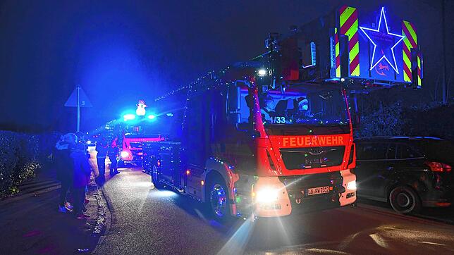 Festlich geschmückt und beleuchtet rollten die Feuerwehrautos durch Rheinfelden.
