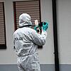 Eine Familientragödie entdete am 26. März im Kreis Waldshut für drei Menschen tödlich.Die Spurensicherung untersucht alles am Tag nach ...