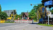 Die erneute Sperre des Bahnübergangs der Schaffhauser Straße sorgt für Verwirrung