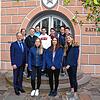 Der aktuelle Jugendgemeinderat bei seiner Verpflichtung vor zwei Jahren (vorne von links): Bürgermeister Johannes Moser, Amelie Arians, ...