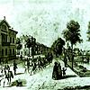 Das Bild zeigt eine Planung der Friedrichstraße von 1811, als Friedrichshafen durch die Zusammenlegung von Hofen und Buchhorn entstand. ...